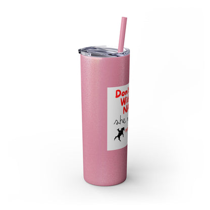 Skinny Tumbler with Straw, 20oz