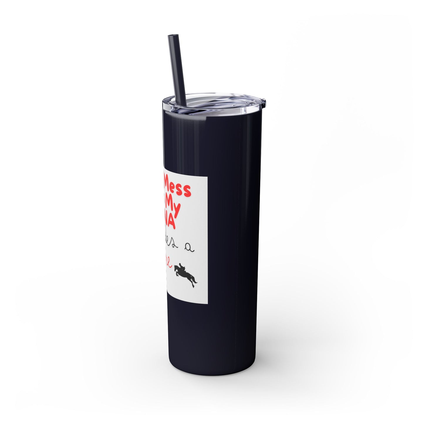 Skinny Tumbler with Straw, 20oz