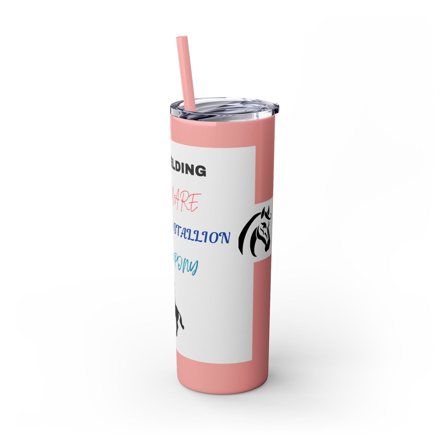 Skinny Tumbler with Straw, 20oz - Tell A Gelding