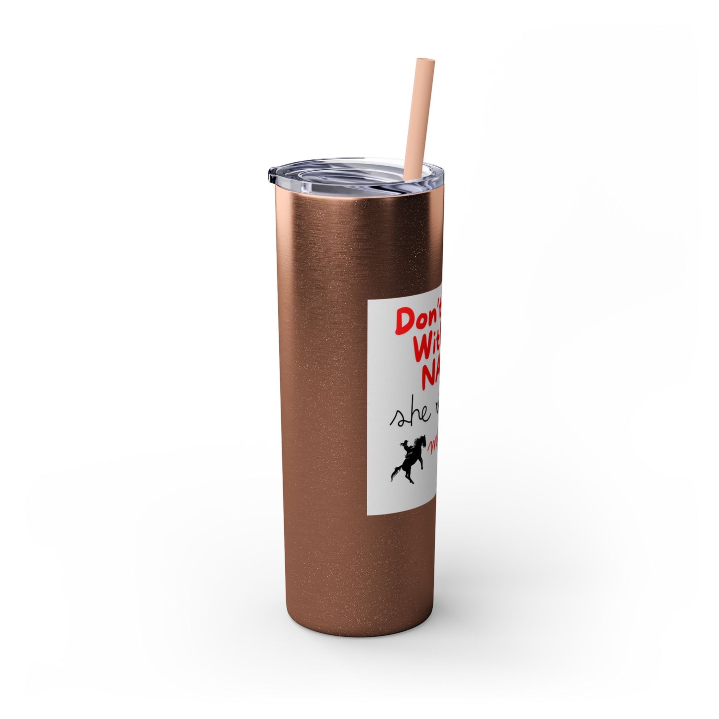 Skinny Tumbler with Straw, 20oz