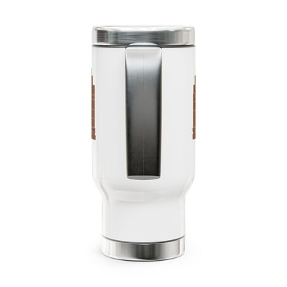 Stainless Steel Travel Mug with Handle, 14oz