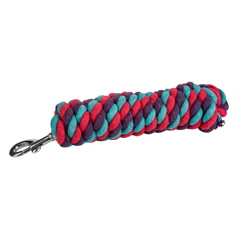 Tabelo Tri-Color Cotton Lead with Bolt Snap