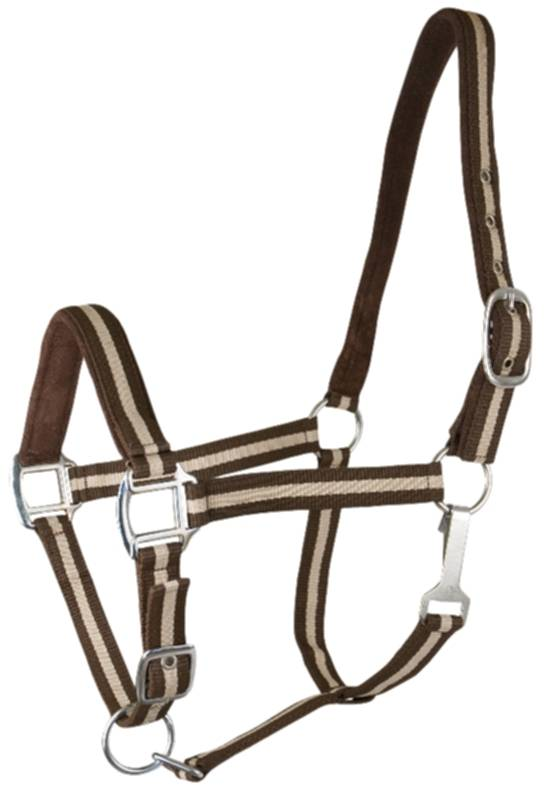 Gatsby 2-Tone Suede Padded Nylon Halter