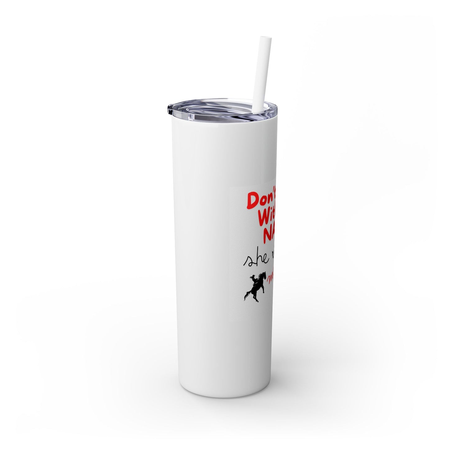 Skinny Tumbler with Straw, 20oz