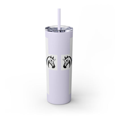 Skinny Tumbler with Straw, 20oz - Tell A Gelding