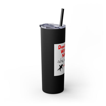 Skinny Tumbler with Straw, 20oz