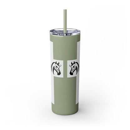 Skinny Tumbler with Straw, 20oz - Tell A Gelding