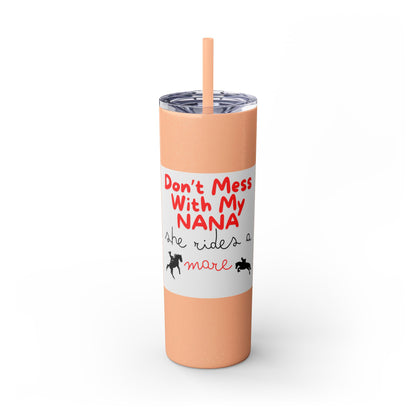 Skinny Tumbler with Straw, 20oz