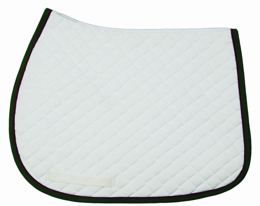 TuffRider Basic All Purpose Saddle Pad with Trim and Piping