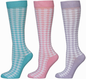 TuffRider Gingham Check 3 Pack Socks