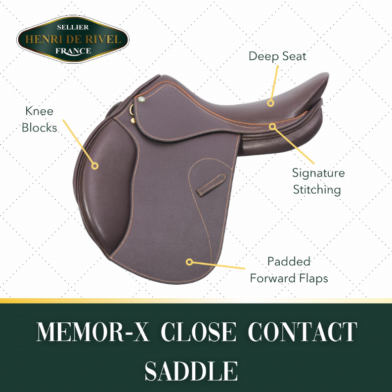 Henri De Rivel Regular Memor-X Close Contact Saddle