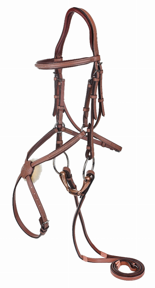 Laureate by Henri de Rivel Figure 8 Bridle with Rubber Reins