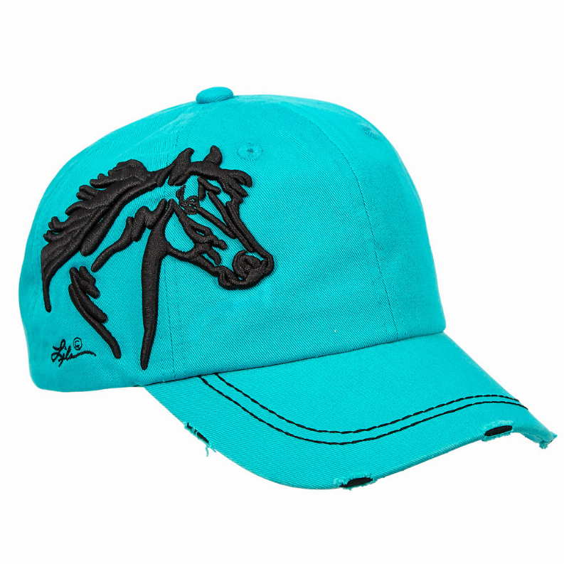 AWST Int'l Lila 3D Horse Head Cap