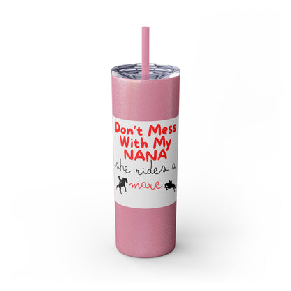 Skinny Tumbler with Straw, 20oz