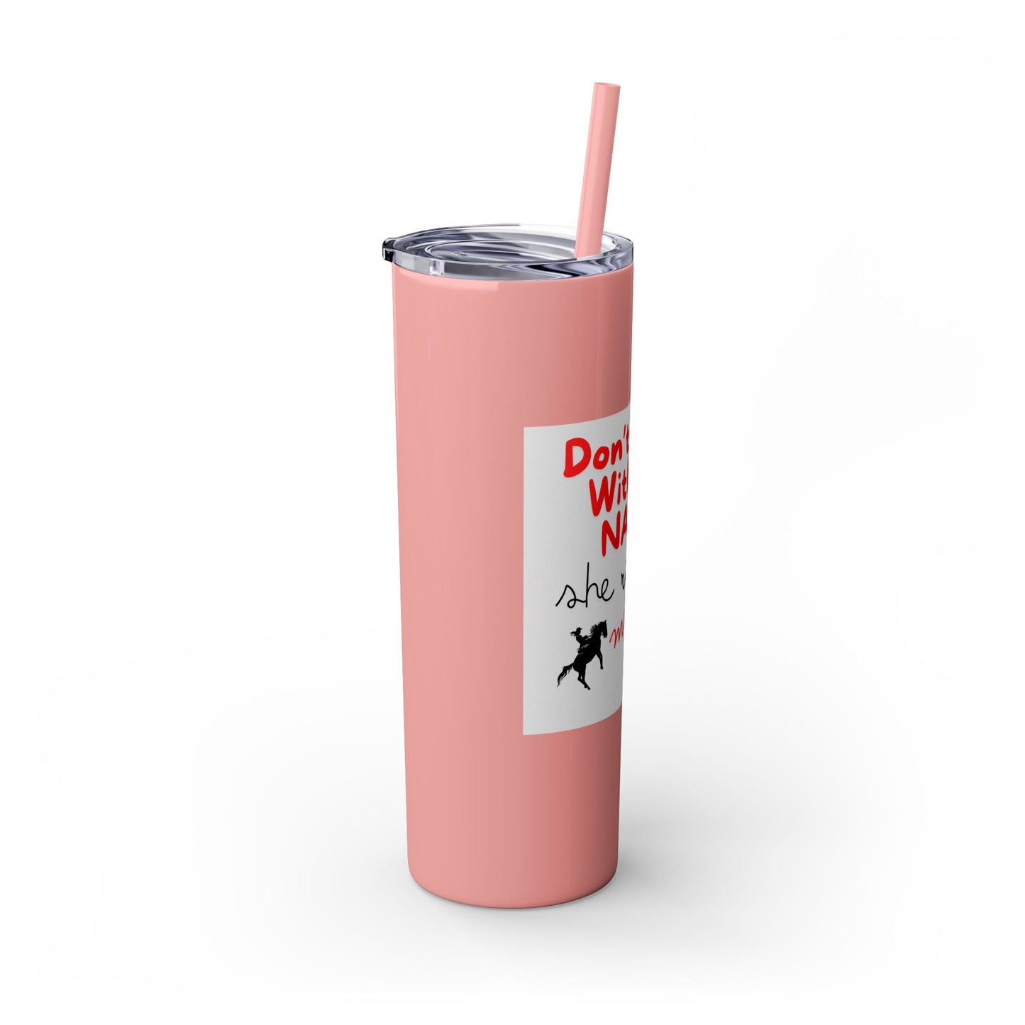 Skinny Tumbler with Straw, 20oz