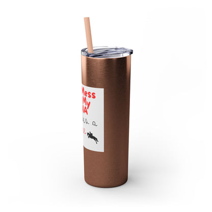 Skinny Tumbler with Straw, 20oz