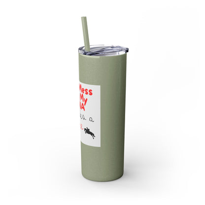 Skinny Tumbler with Straw, 20oz