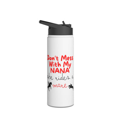 Stainless Steel Water Bottle, Standard - Lid Don't Mess With My Nana