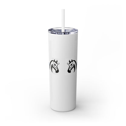 Skinny Tumbler with Straw, 20oz - Tell A Gelding