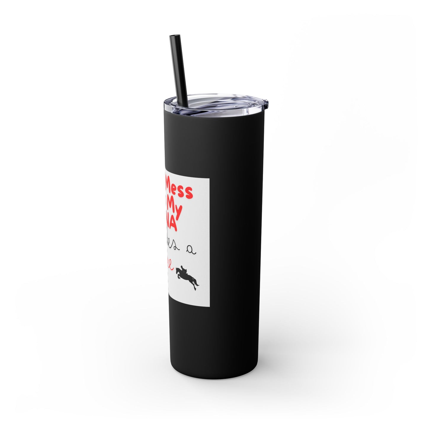 Skinny Tumbler with Straw, 20oz