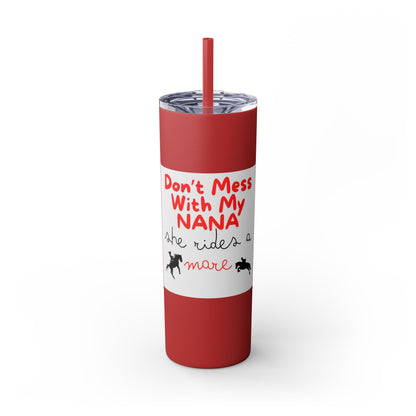 Skinny Tumbler with Straw, 20oz