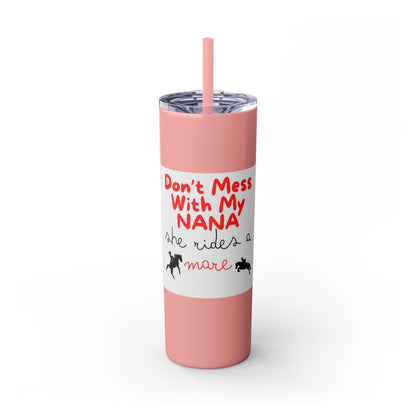 Skinny Tumbler with Straw, 20oz