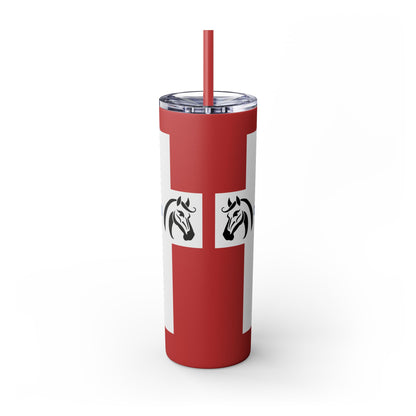 Skinny Tumbler with Straw, 20oz - Tell A Gelding