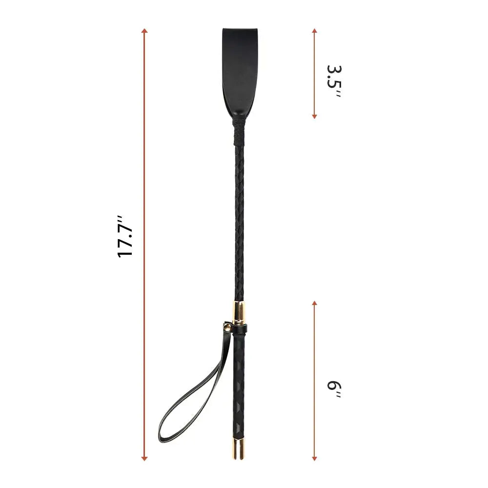 Horse Supply 17.7 Inch Riding Crop Jump Bat Horse Equestrian with Double Slapper