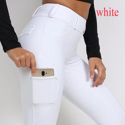 Ladies Full Seat Silicone Equestrian Breeches/Tights