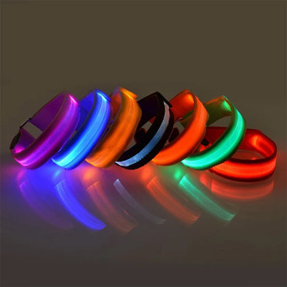 Equestrian Supply LED Luminous Horse Leg Straps - 4 Pieces