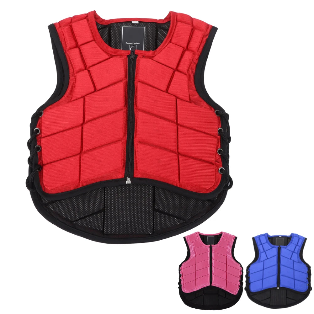 Children Equestrian Vest Kids Safety Horse Riding Vest Equestrian Protective Gear Shock Absorption Waistcoat